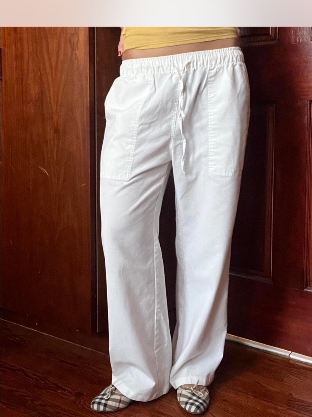 White Linen Pants